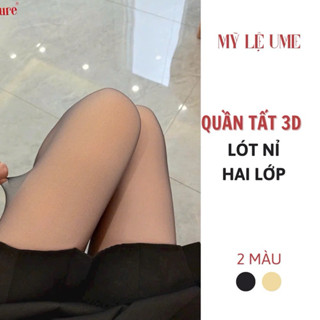 QUẦN TẤT 3D LÓT LÔNG 2 LỚP