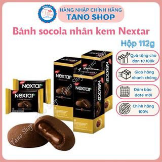 Hộp 8 bánh socola nextar nabati - 112g | ăn vặt ngon rẻ tano