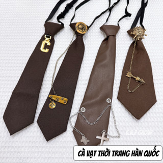 Cà vạt cho nữ cavat Hàn Quốc caravat calavat học sinh ngắn thời trang - TT