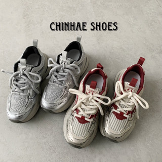  Giày sneaker thể thao thoáng khí giày chạy viền đỏ tăng chiều cao 4cm cho nữ siêu mềm êm ái thể dục hằng ngày G022 