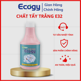 Tẩy trắng quần áo Ecogy, Hỗ trợ làm trắng, làm sạch vết két mồ hôi, vết đồ ăn đồ uống