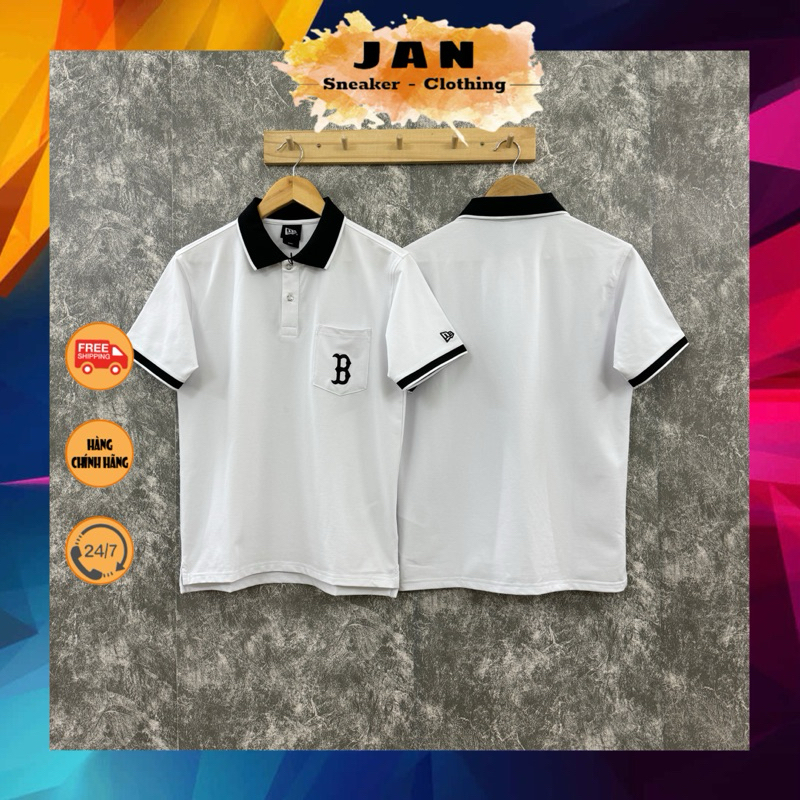 Áo Polo NEW ERA B Túi Trắng Auth | Jan Shop