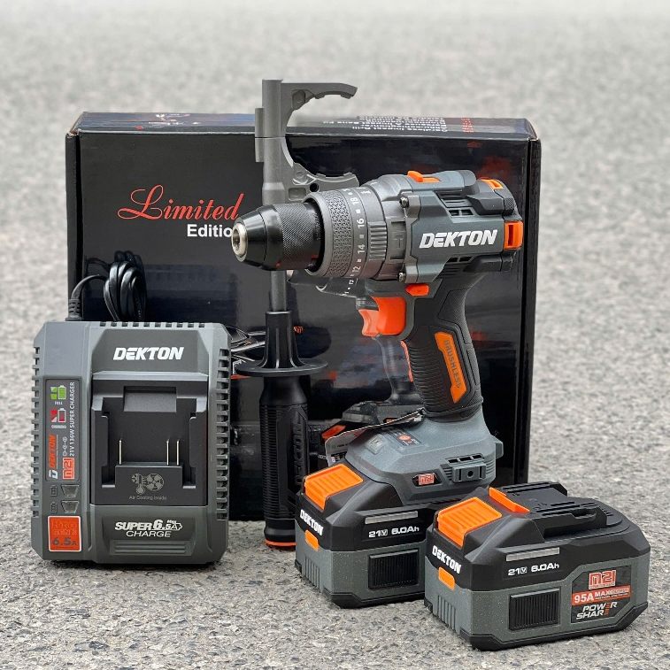 Máy khoan DEKTON 160Nm  M21 ID13160PRO đầu kẹp Jacobs chính hãng Nghề Mộc