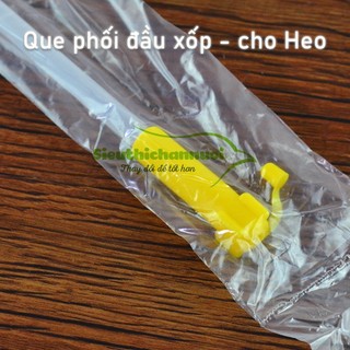 100 Que phối tinh đầu xốp| Dây dẫn tinh loại nông đầu xốp cho heo| Dùng trong phòng tinh