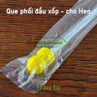 100 Que phối tinh đầu xốp| Dây dẫn tinh loại nông đầu xốp cho heo| Dùng trong phòng tinh