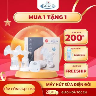 Máy hút sữa điện đôi Gluck GP31 phiên bản mới (Tặng kèm quà của hãng)