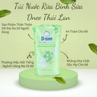 Nước xúc bình sữa Dnee, rửa bình sữa Dnee dạng túi (bịch) 550ml !!!