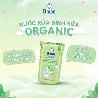 Nước xúc bình sữa Dnee, rửa bình sữa Dnee dạng túi (bịch) 550ml !!!