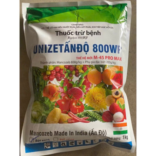 UNIZET ẤN ĐỘ 800WF ( MANCOZEB MADE IN INDIA) GÓI 1kg bột xanh chuyên trừ bênh hại