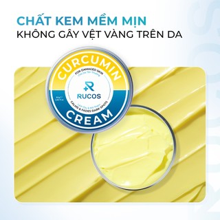 Kem nghệ làm dịu và mờ thâm Curcumin Cream 80g - Rucos