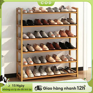 LACCOHUG giá để giày 7/6/5/4/3/2 tầng bằng gỗ Kệ giày gỗ chắc chắn bền đẹp thiết kế đẹp tiết kiệm diện tích