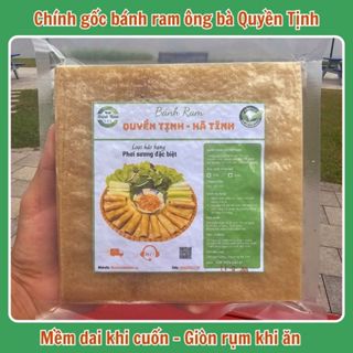  Vỏ ram Hà Tĩnh  Bánh ram Hà Tĩnh  Loại đặc biệt HẢO HẠNG phơi sương  500g  Hút Chân Không 