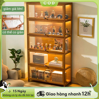 LACCOHUG Tủ trưng bày bằng  tủ Kính Trong Suốt  kính dễ dàng cài đặt khách phòng tắm ban công