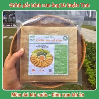 Bánh tráng cuốn chả giò Hà Tĩnh - Bánh tráng cuốn ram Hà Tĩnh  500g  - Loại NGON - Hút Chân Không 