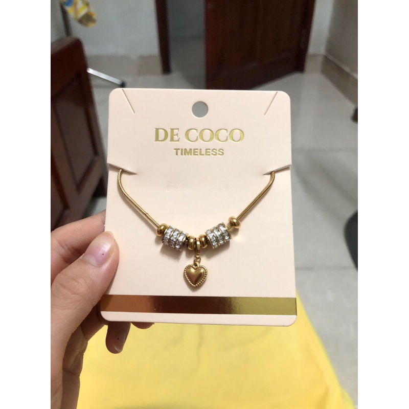 Vòng tay Charm dây rút Decoco