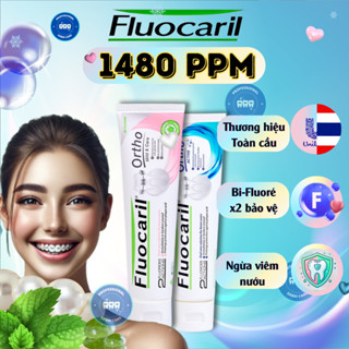 Kem Đánh Răng Niềng Răng Sabai Fluocaril Ortho Thái Lan, Kem Đánh Răng Thơm Miệng,Vệ Sinh Răng Niềng