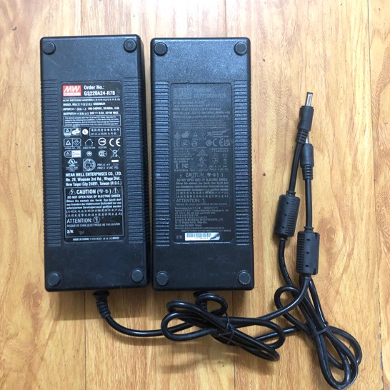 Nguồn adapter 24V Meanwell EDAC FSP 24V-5A 24V-8A  24V-10A 24V-15A. Hàng cũ tháo máy.