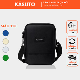 Túi Đeo Chéo Mini Nam Nữ KASUTO Slim Bag Unisex Vải Oxford Để Điện Thoại Ipad Chống Thấm Nước Phong Cách Hàn Quốc