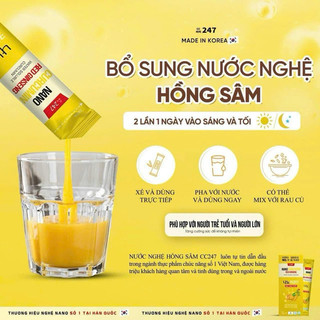 Nghệ Nước Hồng Sâm 247 Hộp 10 Gói (Xã Lỗ)
