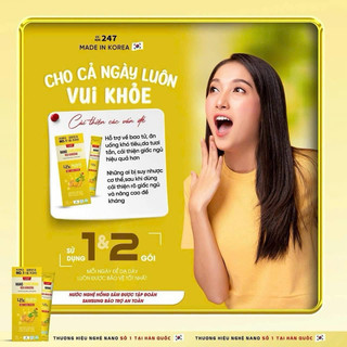 Nghệ Nước Hồng Sâm 247 Hộp 10 Gói (Xã Lỗ)