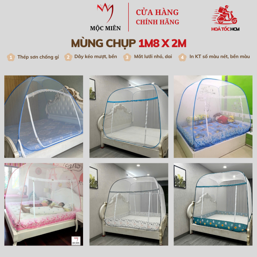 Màn chụp Mộc Miên 1m8 x 2m