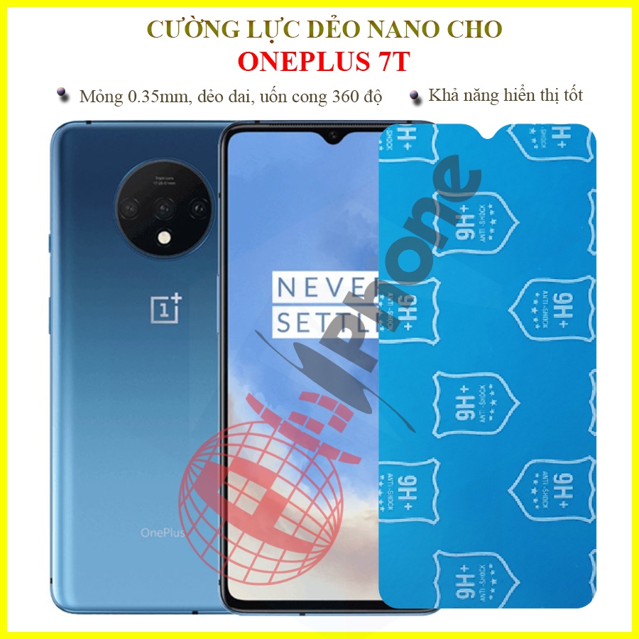 Dán cường lực dẻo nano trong hoặc nhám cho OnePlus 7T