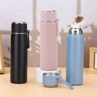 Bình nước giữ nhiệt inox 316 cao cấp 600ml  (có lưới lọc, nắp là cốc)