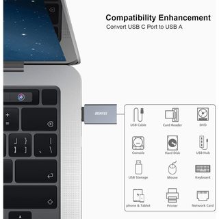 Đầu chuyển đổi OTG USB Type C sang USB A BENFEI  (TYPE C Male to USB Female Cable Adapter Converter)
