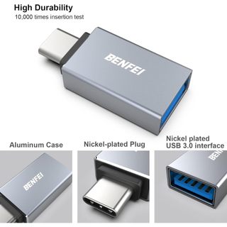 Đầu chuyển đổi OTG USB Type C sang USB A BENFEI  (TYPE C Male to USB Female Cable Adapter Converter)