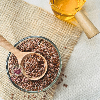 HẠT LANH FLAXSEED GIÀU DINH DƯỠNG DÙNG NẤU SỮA LÀM BÁNH - LÁ TÍA TÔ