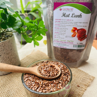 HẠT LANH FLAXSEED GIÀU DINH DƯỠNG DÙNG NẤU SỮA LÀM BÁNH - LÁ TÍA TÔ
