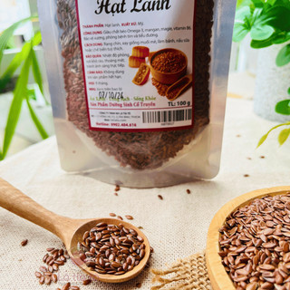 HẠT LANH FLAXSEED GIÀU DINH DƯỠNG DÙNG NẤU SỮA LÀM BÁNH - LÁ TÍA TÔ