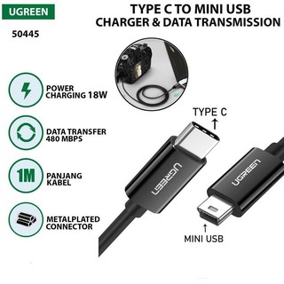 [Mã ELMS10 giảm 6% đơn 50K] Cáp USB C to Micro / Mini USB Ugreen 50445 US242 Unitek YC-473BK