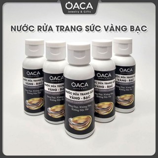 Nước Rửa Vàng Bạc, Trang Sức Gắn Đá Quý OACA V100 - Sáng Đẹp, Không Độc Hại (100ml)
