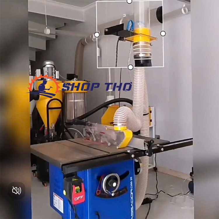 Cửa sập đóng ngắt gió - Phi 100, cửa sập máy hút bụi.