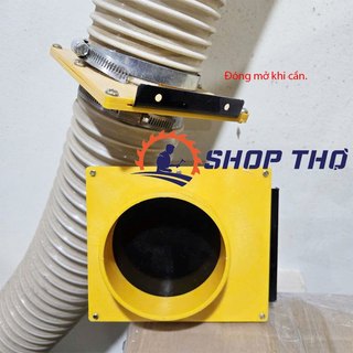 Cửa sập đóng ngắt gió - Phi 100, cửa sập máy hút bụi.