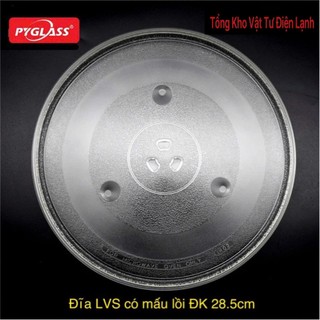 Đĩa lò vi sóng các loại Có 3 Chấu - Đĩa trơn không chấu