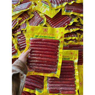 Lạp xưởng tôm,lạp xưởng tôm trứng muối 500gr