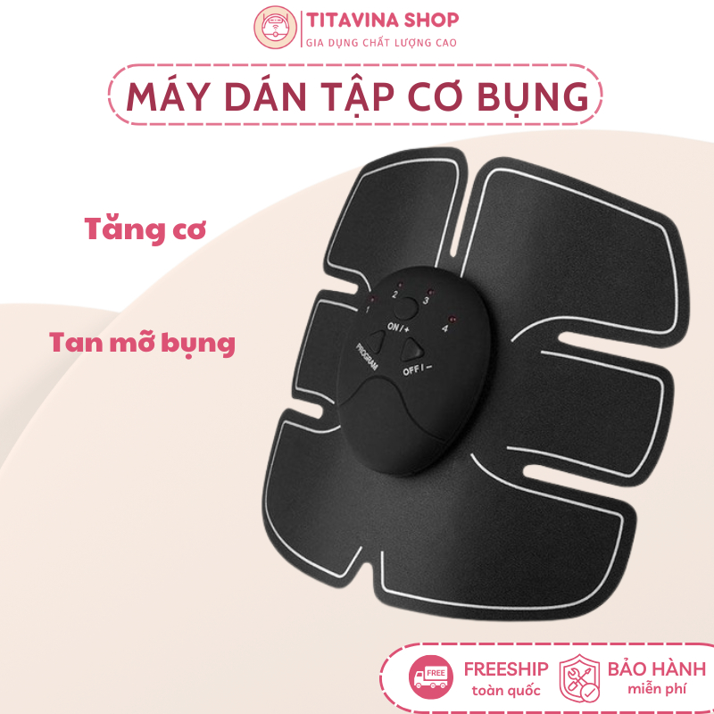 Miếng Dán Tập Cơ Bụng 6 Múi Tan Mỡ Thừa Tạo Cơ Bụng Săn Chắc 6 Múi Nhiều Chương Trình Tập Luyện