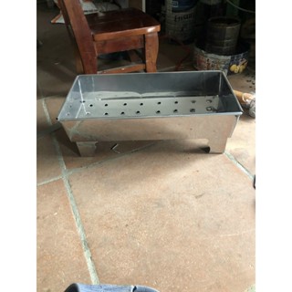 Bếp nướng than hoa INOX có chân kèm vỉ - Mituhome - nướng thịt, quán bún chả