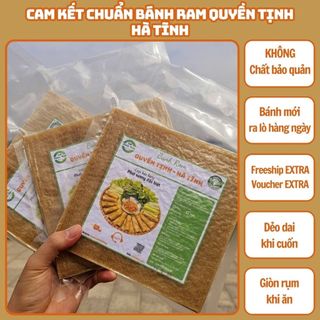 COMBO 10 tệp Vỏ ram Hà Tĩnh (500g mỗi tệp) - Loại đặc biệt SIÊU NGON - Hút Chân Không