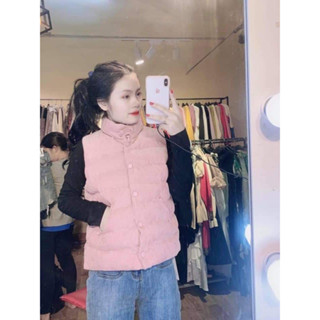 (CÓ SẴN-HÀNG ĐẸP) ÁO KHOÁC GILE CHO NỮ CHẤT NHUNG TĂM SIÊU ĐẸP, ÁO PHAO GILE - Sam shop