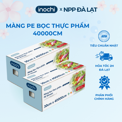 HỎA TỐC ĐÀ LẠT- Màng bọc thực phẩm PE inochi. Kèm dao cắt tiện dụng, Pe cao cấp k độc hại. màng thực phẩm nhiều size