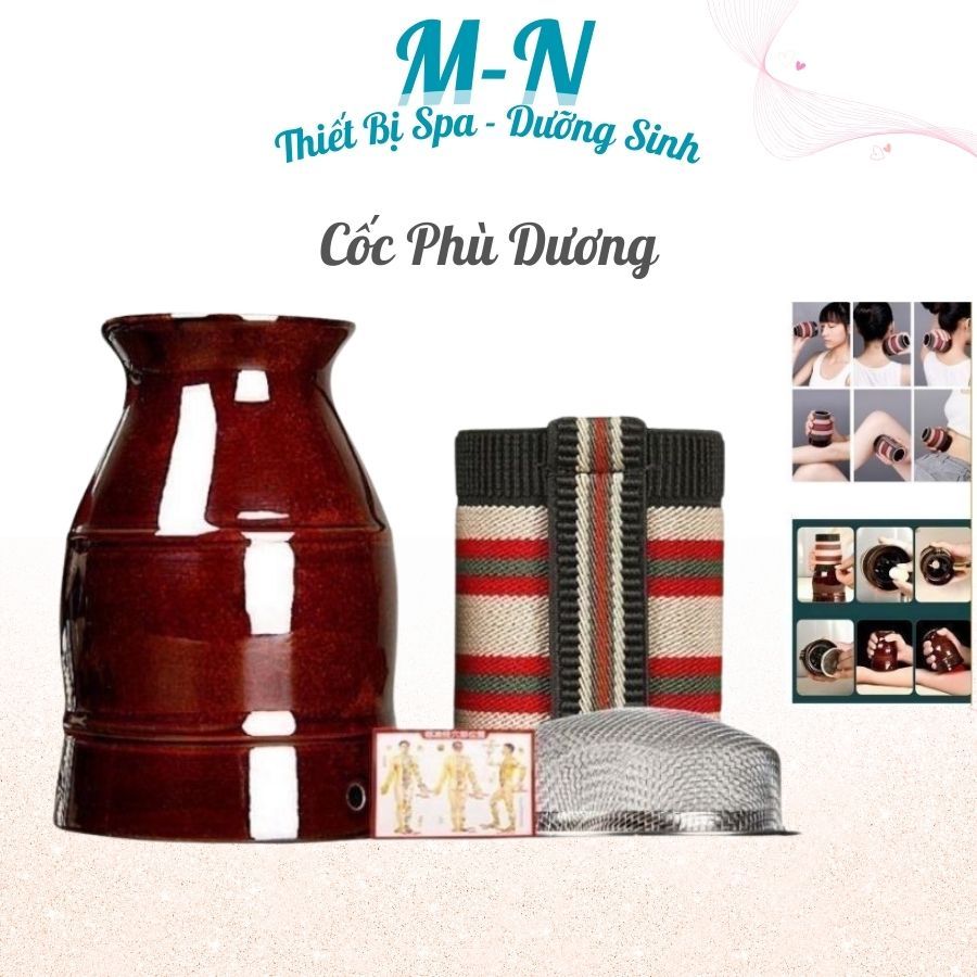  Cốc Phù Dương Cốc Xông Ngải Cứu Đông Y Chất Liệu Gốm Dùng Massage Cạo Gió Đả Thông Kinh Lạc 