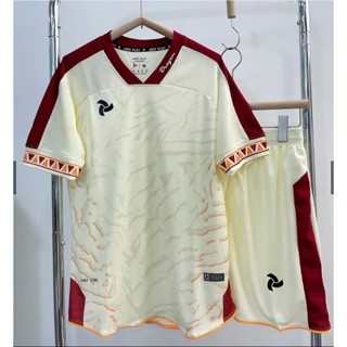  Bộ quần áo bóng đá xoáy kem in tên số theo yêu cầu-Áo bóng đá,đồ đá banh chất liệu thun mè thái 