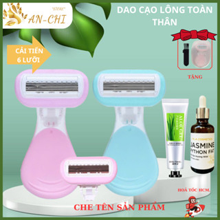 Dao cạo lông vùng kín, dao cạo nữ đa năng làm sạch lông nách tay chân bikini, tiện lợi  Anchi Beauty