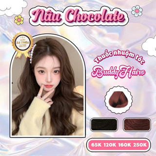 Thuốc nhuộm tóc màu NÂU CHOCOLATE, NÂU SOCOLA, NÂU MOCHA MOUSSE thuốc nhuộm tóc không tẩy | Thuốc nhuộm tóc Buddyhairs
