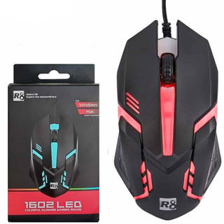 Chuột Game R8 1602 đèn led đa màu