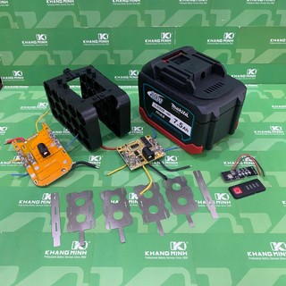  Vỏ mạch pin Makita adaptor Led new 18V - 21V 5S - 3P lắp được 15 cell 18650 