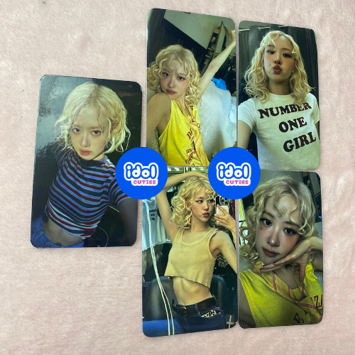 Idol Cuties - Rosé First Studio Album (Blackpink) loại 2 (size 5.4x9.0) - Card bo góc idol unoff